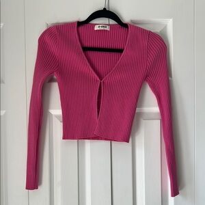 4th + Reckless Vibrant Pink Cardigan